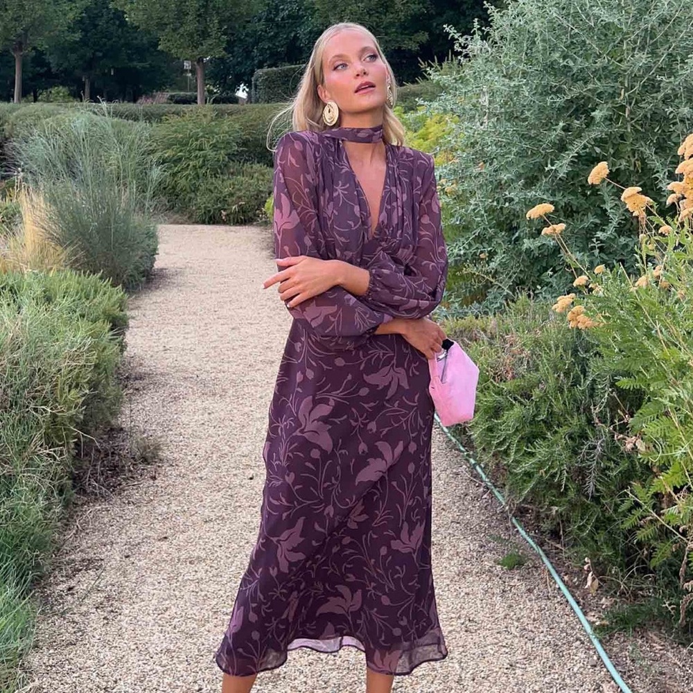 lady pipa nabuco dress in florisse purple